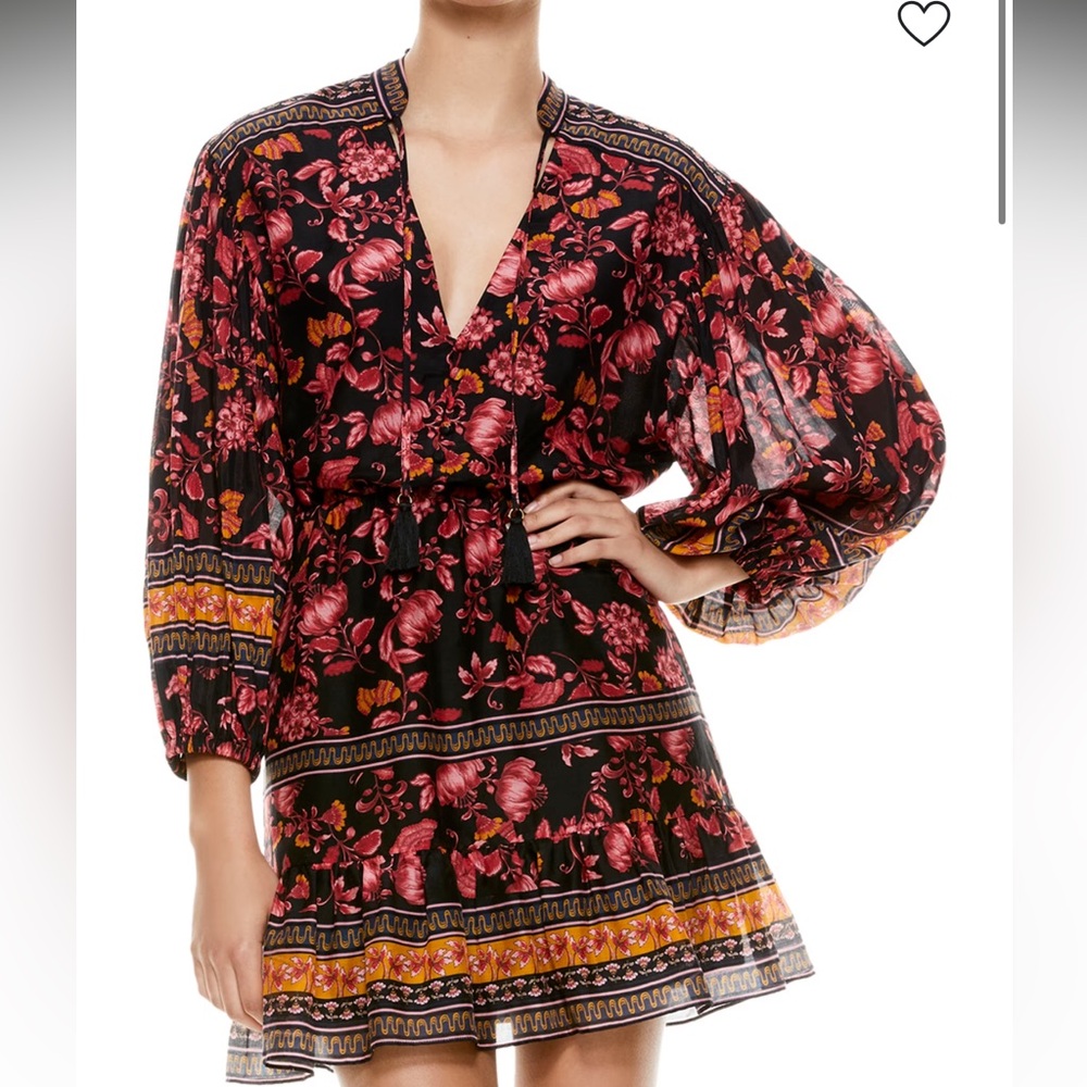ALICE + OLIVIA Sedona Mandarin Tunic Dress, Size 2